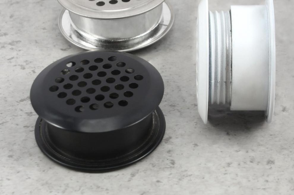 双面圆形天然气柜门不锈钢鞋柜橱柜透气孔装饰盖子榻榻米罩透气网