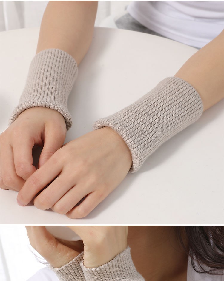 阙时翊护腕女秋冬季绒护腕男女加厚保暖护手腕套关节防寒手臂套袖时尚