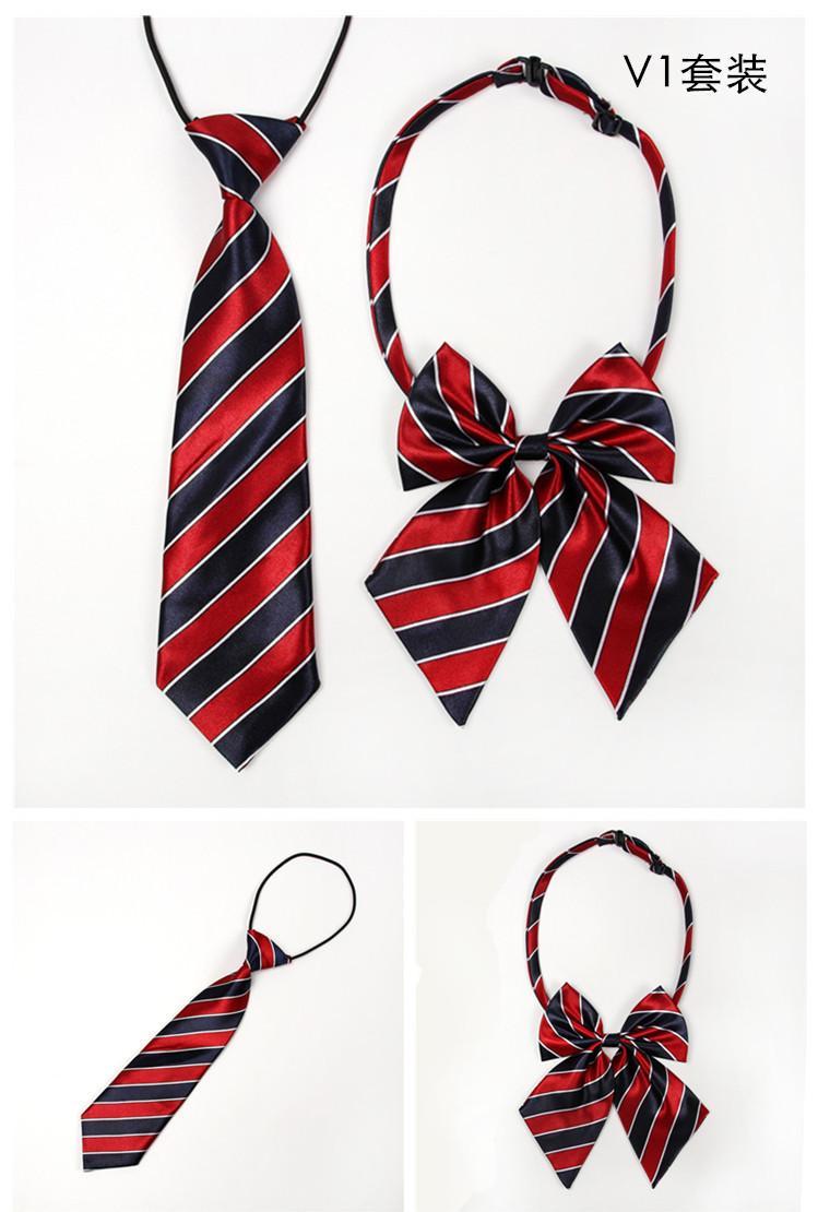 蜜丝刘新品深圳中学生领带儿童小孩英伦男童女小学生中学校服表演领花