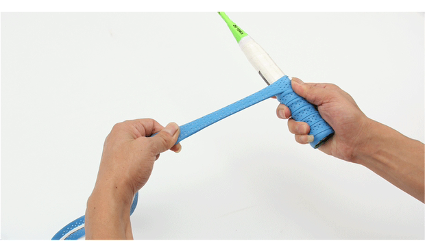 yy手胶羽毛球拍手胶龙骨专用运动黏性防滑吸汗带手柄缠带蓝色4条装