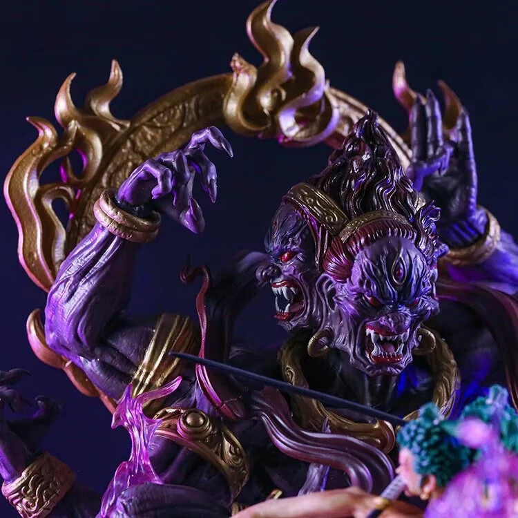 海贼王 gk 九刀流鬼气 阿修罗索隆 场景 雕像 模型 摆件 盒装 九刀流