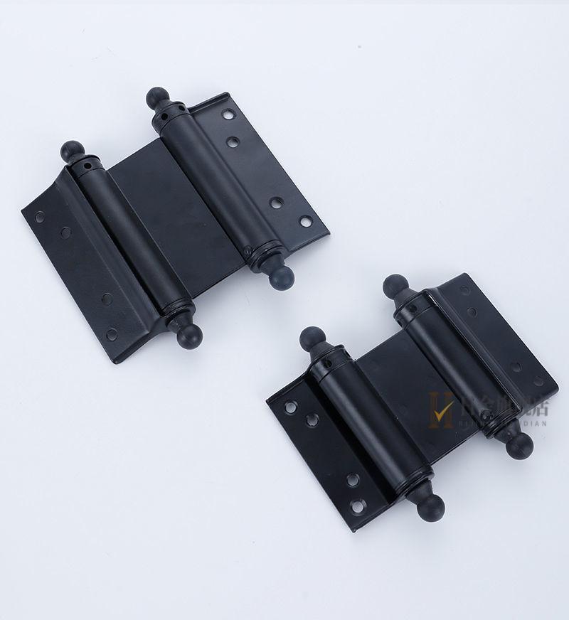 不锈钢自由双开门合页防火自弹自动关门回弹调节里外双开弹簧合页钜惠