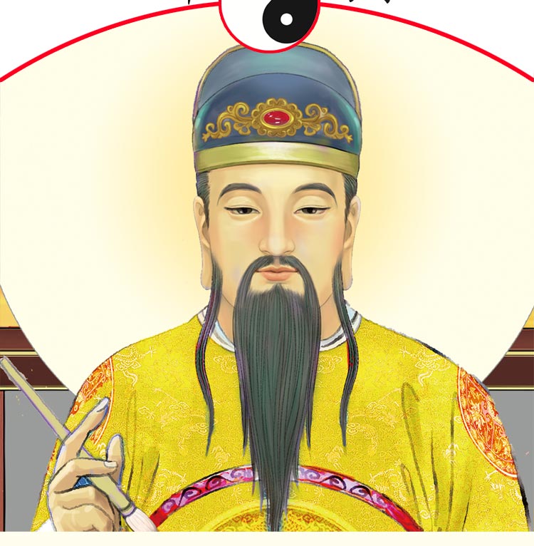 文昌帝君画像高清-千图网