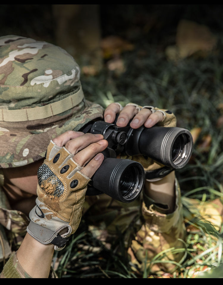 高清望远镜军事用高倍高清夜视双筒户外军工手双筒双目镜刀锋10x50