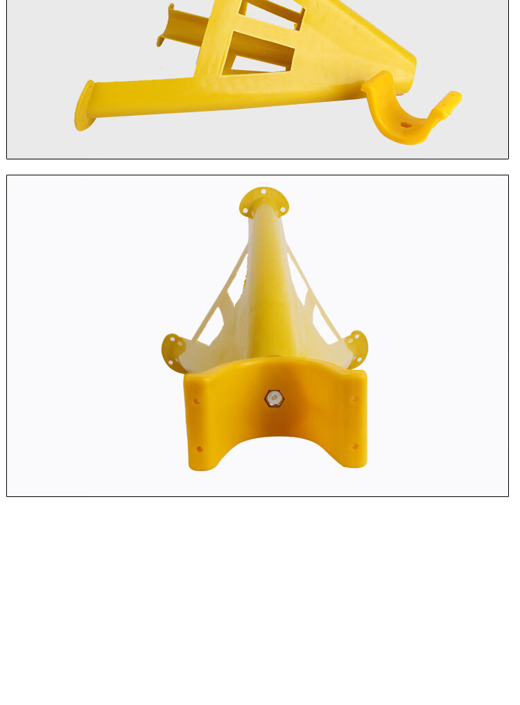 绝缘塑料电缆支架托架pvc玻璃钢三角支撑架电缆电线架空放线支架58cm