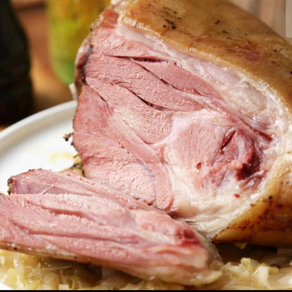 山姆匠町德式猪肘600g酸菜80g个大味美骨小肉多皮薄肉嫩德国风味