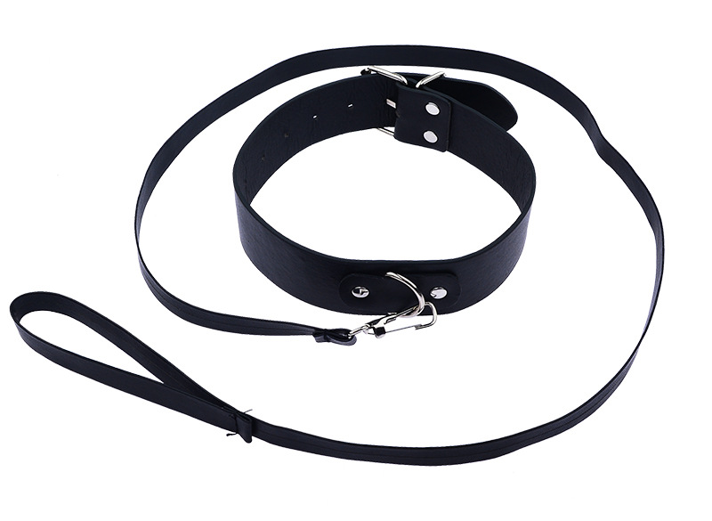 私密发货金属项圈颈圈牵绳男用sm女用情趣女士另类玩具激情束缚捆绑