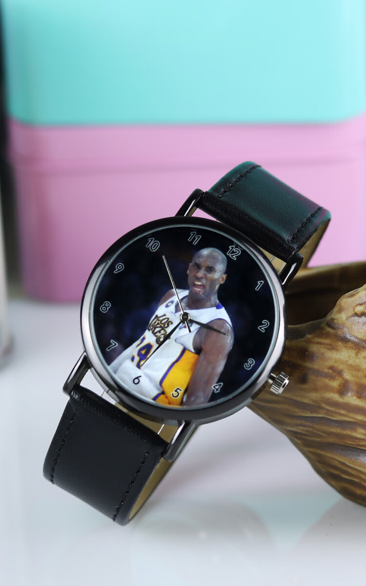 滕讯体育nba怀念手表定制nba篮球联赛哈登杜兰特学生手表 科比3(收藏
