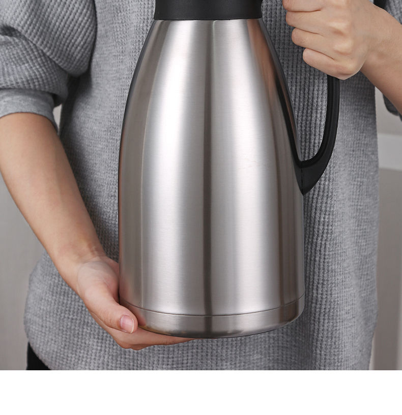 家用装水不锈钢保温壶3升暖壶大容量保暖水壶热水瓶咖啡大号茶壶金色