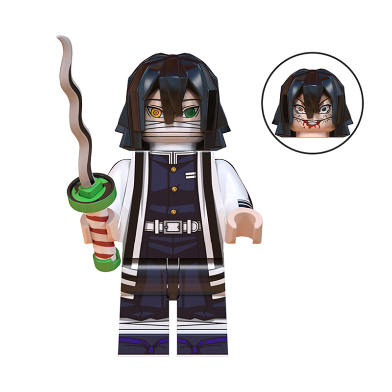 鬼灭之刃游郭篇乐··高(lego)积木人仔宇髓天元甘露寺无一郎第三方