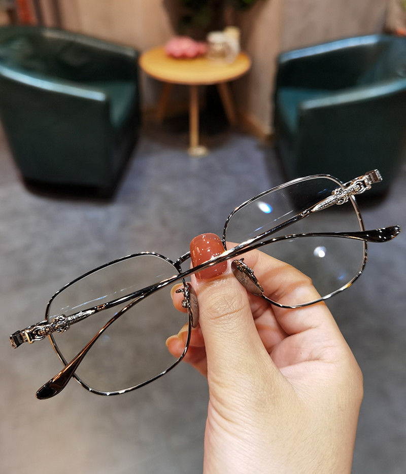 趣仕达新品渣男眼镜超轻变色眼镜男网上配护目可配度数方框大脸眼睛男