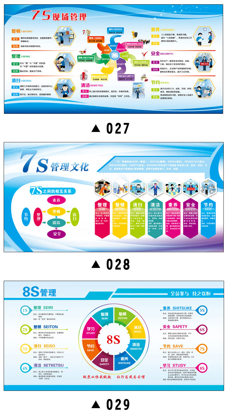 6s安全管理標語宣傳欄標貼質量安全企業文化安全信息公示欄海報工廠