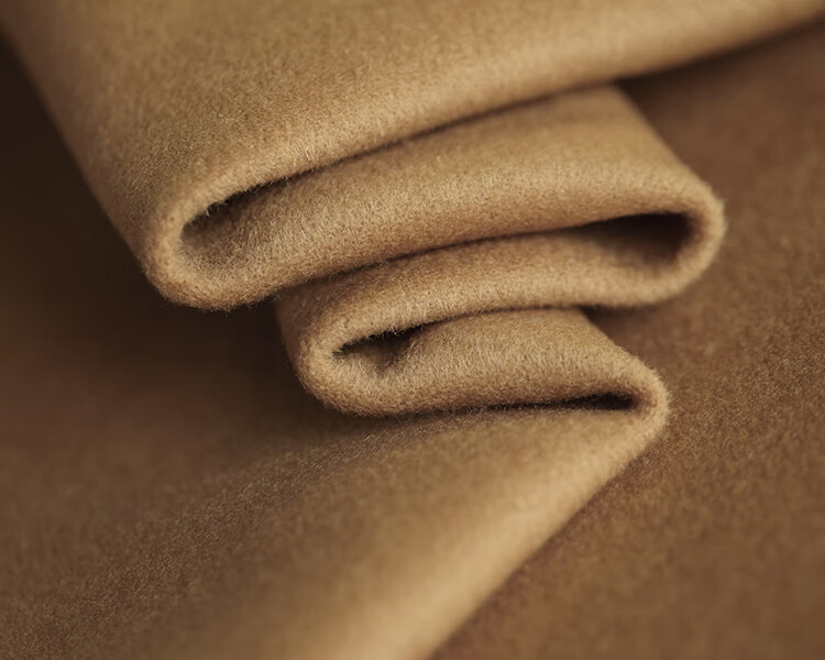 双面羊绒面料进口19米单面羊绒布头澳洲羊毛高端手缝大衣面料羊绒零