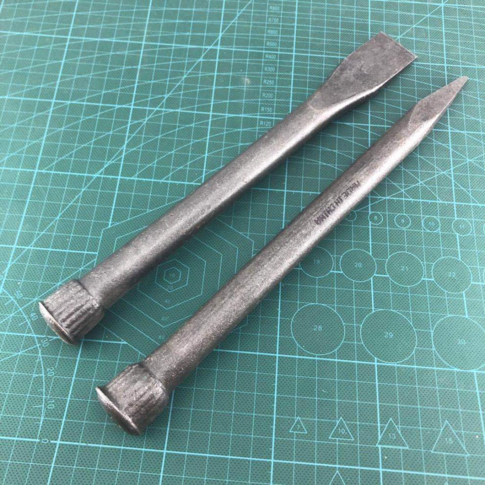 錾子水泥凿子特钢扁头凿钢冲子样冲凿石匠锤子劈石器石工钢凿钎子23
