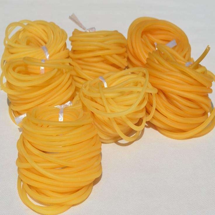 弹弓皮子圆皮筋抗冻加厚内穿高弹力橡胶管乳胶管20401745粗3070素色3