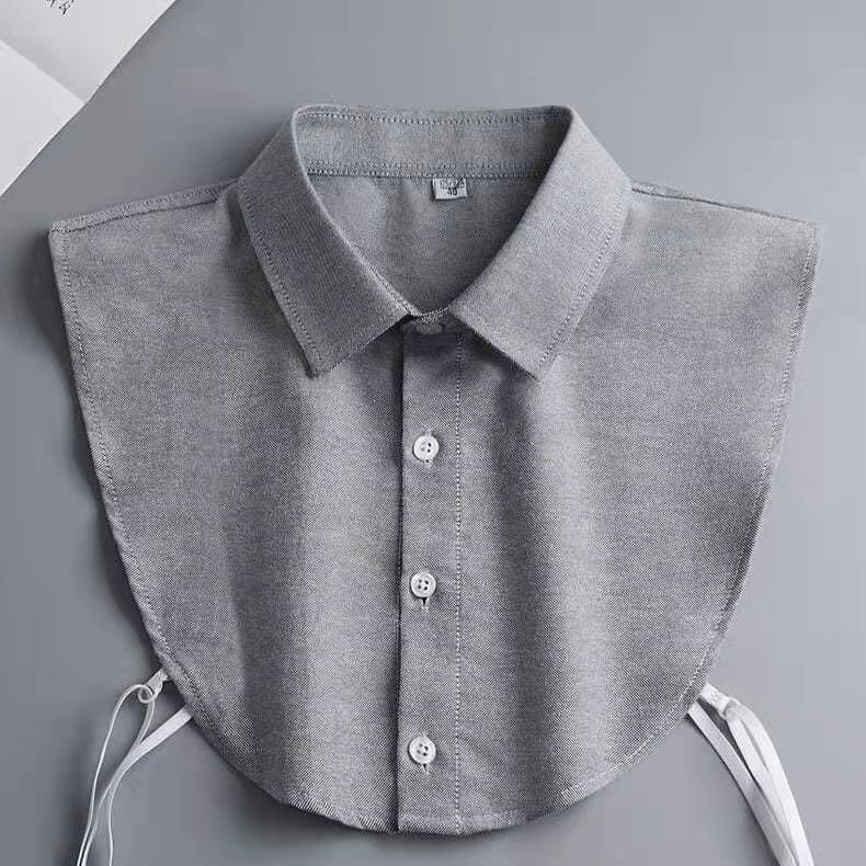 假领子男假领子男格子衬衣衫方领秋冬工装男士职业正装西服尖领假衣领