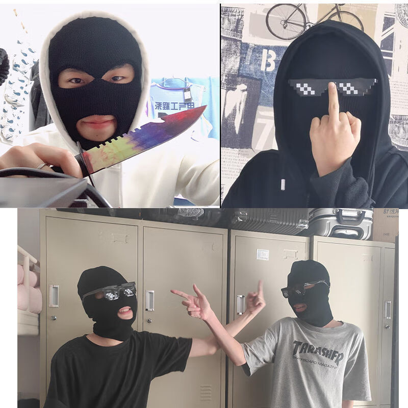 急械兽凤凰战士头套社交牛症头套网红头套新款搞笑沙雕恶搞骑行面罩