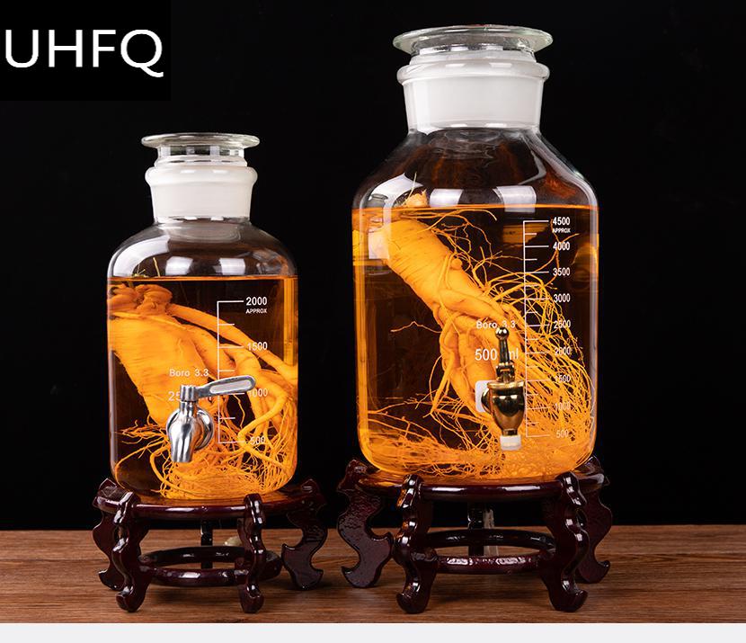 小米mi生态米家同款泡酒瓶带龙头泡药酒专用瓶药酒罐泡酒玻璃瓶加厚广