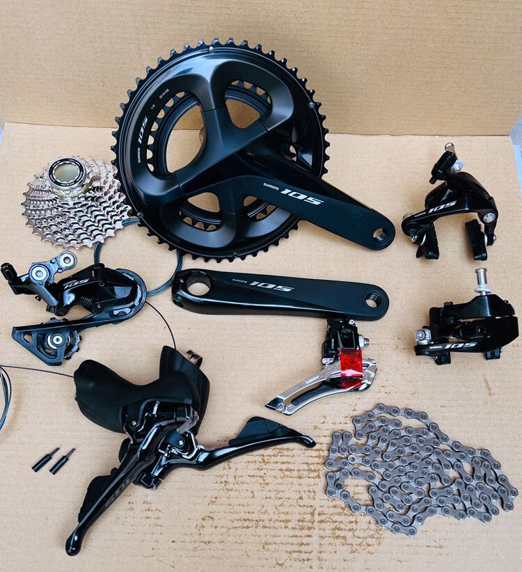 so 105 r7000公路自行车变速器套件11速22速后拨 牙盘 r8000 r7000大