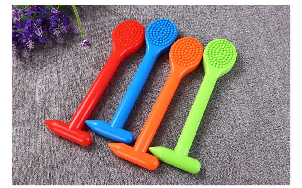 鹏扬硅胶按摩锤经络锤敲打锤经络拍按摩棒疼痛按摩器健身敲背捶颈肩乐