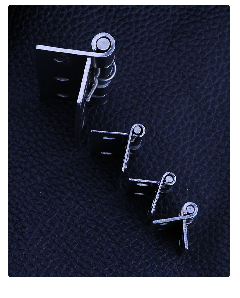 行四方不锈钢弹簧合页自闭自动关门位回弹合叶房门折页折叠平开荷叶