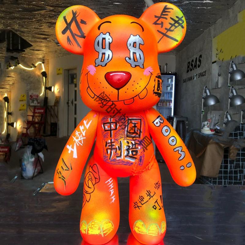 2021年情人节23cm暴力熊摆件diy手工礼物彩钻搪胶公仔玩具26号水晶紫