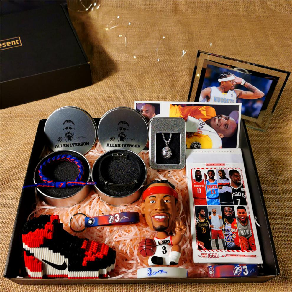 阿伦艾弗森篮球球星周边纪念品艾佛森手环送男生朋友生日礼物 珍藏