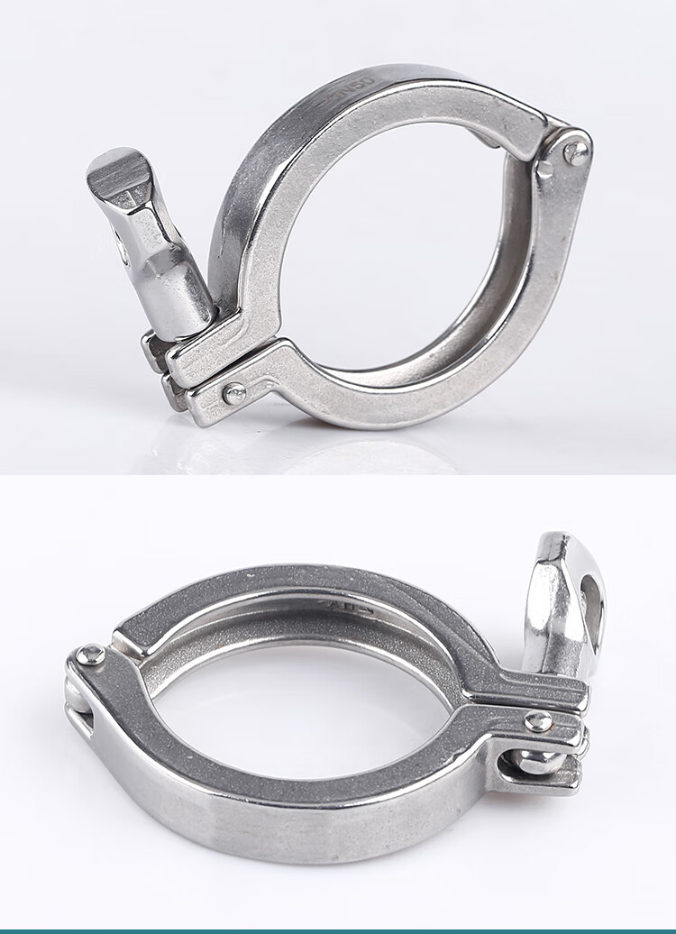 不锈钢卡箍快速接头紧固抱箍卫生级快装卡扣201管夹卡盘连接件 卡盘φ