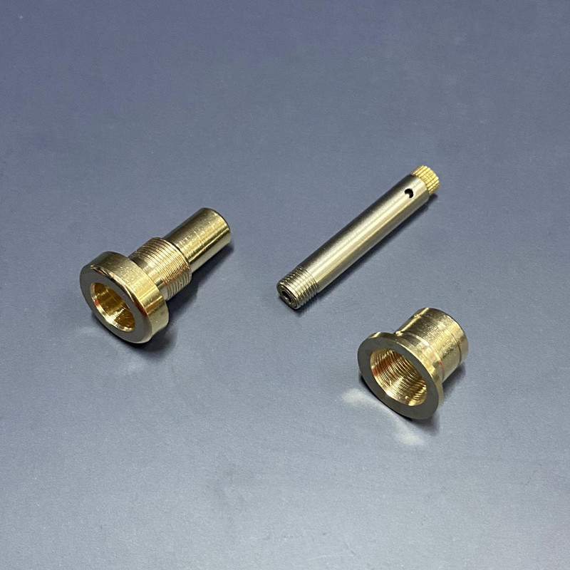 【优选】15烟嘴铜头配件 循环清洗金属拉杆过滤器 男女粗中细烟三用