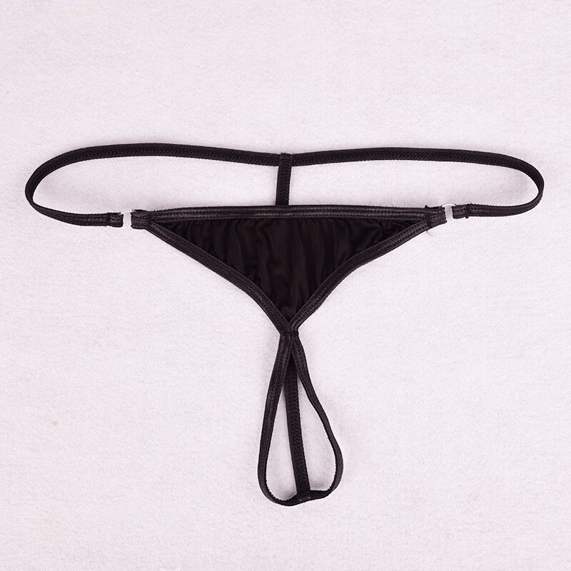 私密发货情趣内裤男丁字裤男士内衣性感sm全透明t裤激情免脱夜店开档