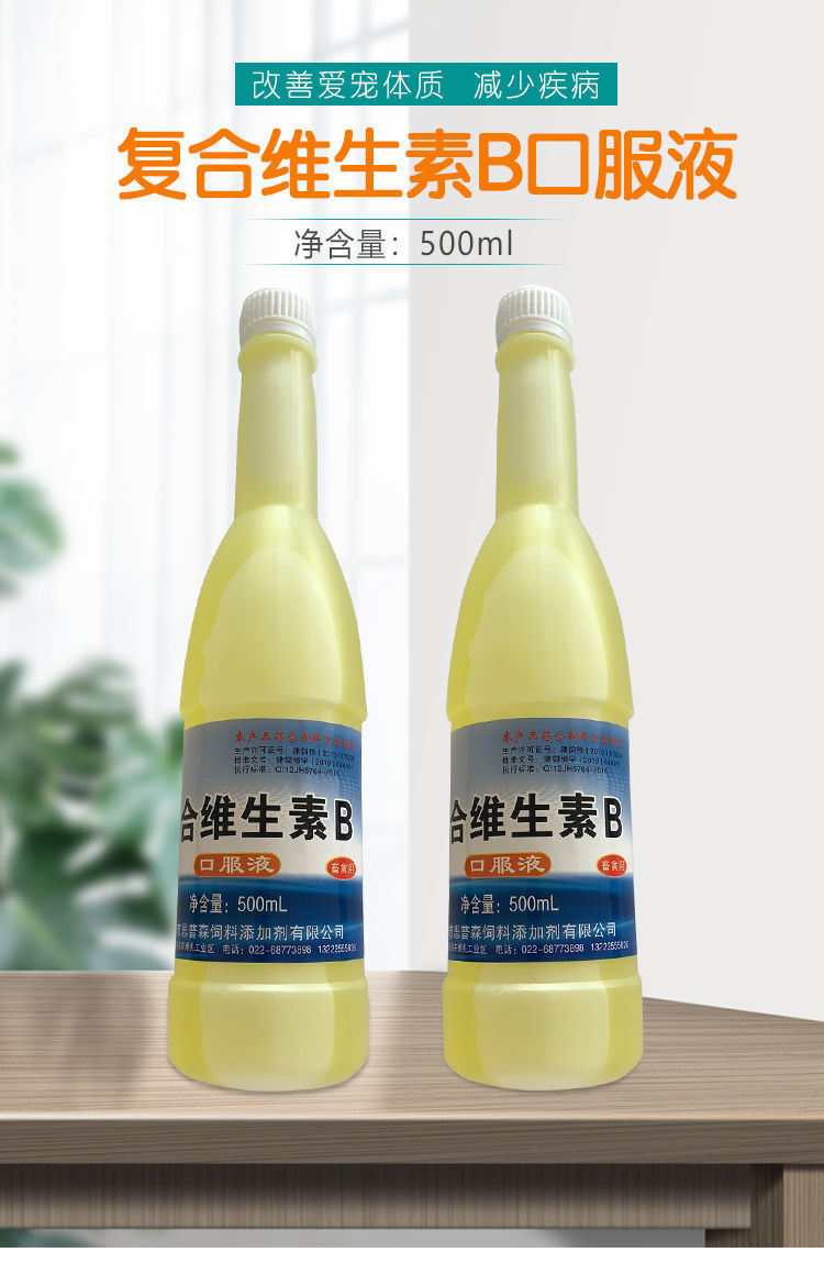 复合维生素b口服液犬猫藓口炎皮肤病提高保肝消化开胃 复合维生素b