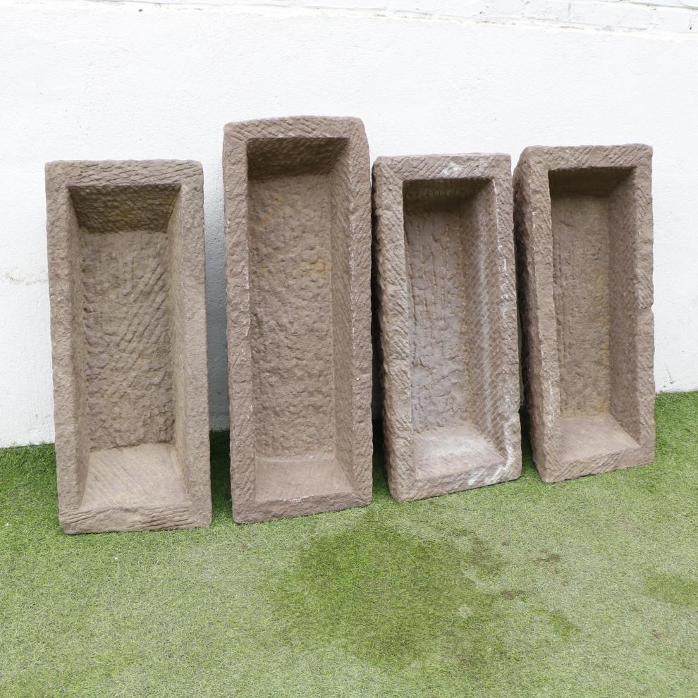 老石槽子猪槽狗盆养花盆睡莲缸和花盆庭院阳台鱼池养鱼缸乌龟盆 洗手