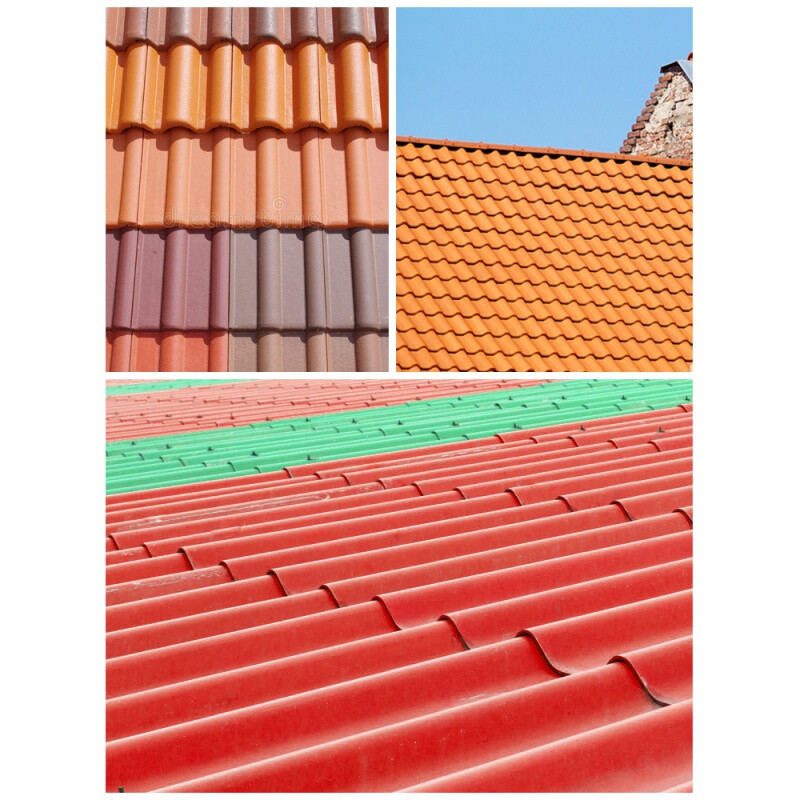 水泥瓦漆户外屋顶琉璃瓦陶瓷瓦片彩瓦翻新漆花盆上色油漆水 水泥瓦