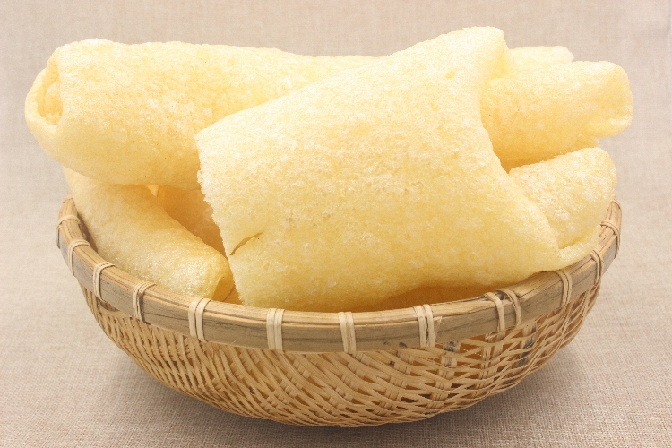 棠鲜生皮肚干无油不浇油油炸肉皮干货500g猪浮皮响皮炸猪皮干猪皮脊背