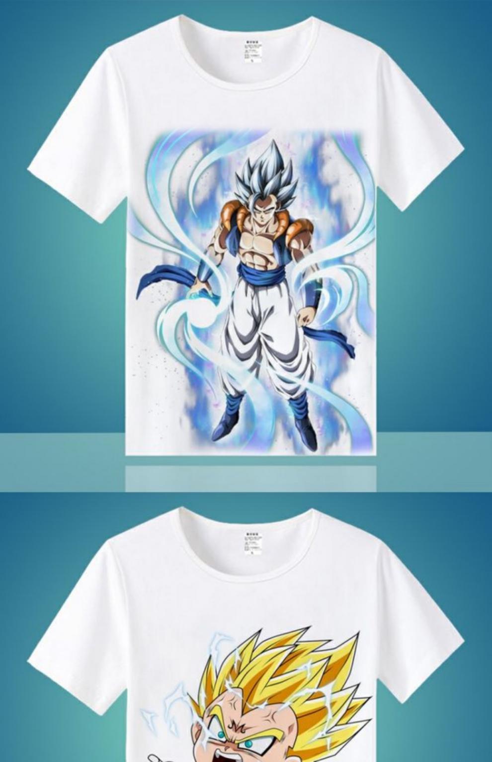 hksz特价捡漏七龙珠t恤短袖孙悟空贝吉塔吉连龙珠超动漫周边衣服夏装