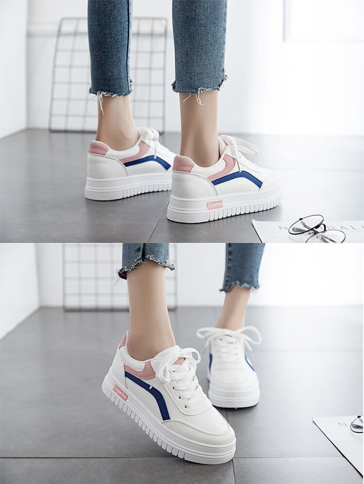 学生鞋女初中生小白鞋女春秋百搭韩版学生女鞋子街拍板鞋休闲平底鞋