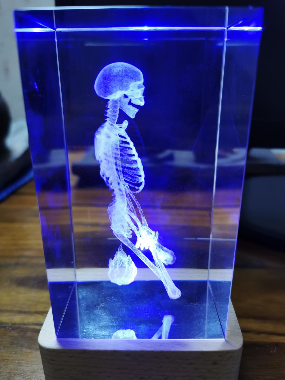 水晶白骨架 金字塔水晶不净观人体静坐骨架 南怀瑾 禅秘要法 白骨观