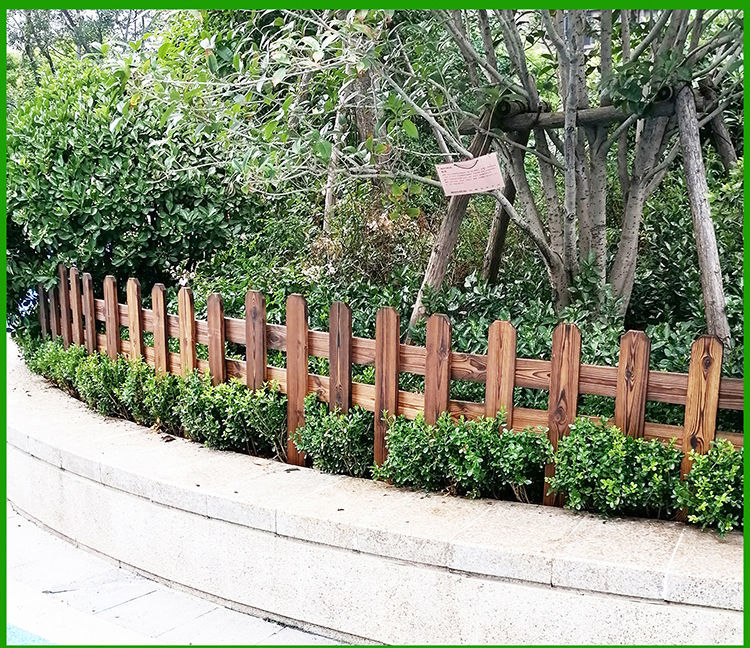 防腐木栅栏花园草坪防腐木栅栏护栏栏杆围栏小篱笆栏栅装饰庭院围墙