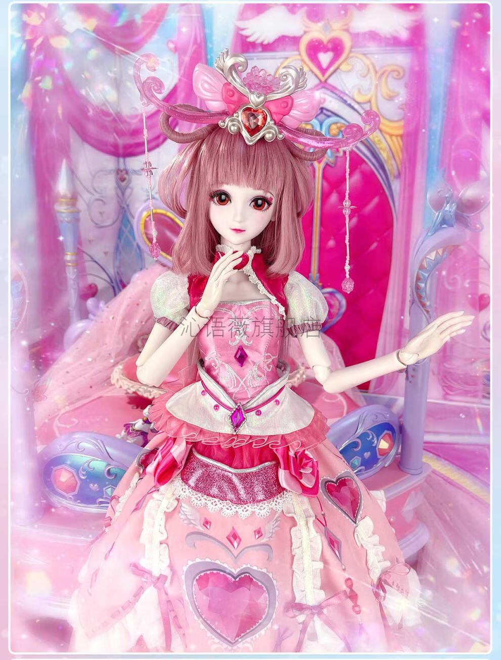 2022新款叶罗丽娃娃情公主夜萝莉60厘米契约版白光莹时间女孩圣诞礼物