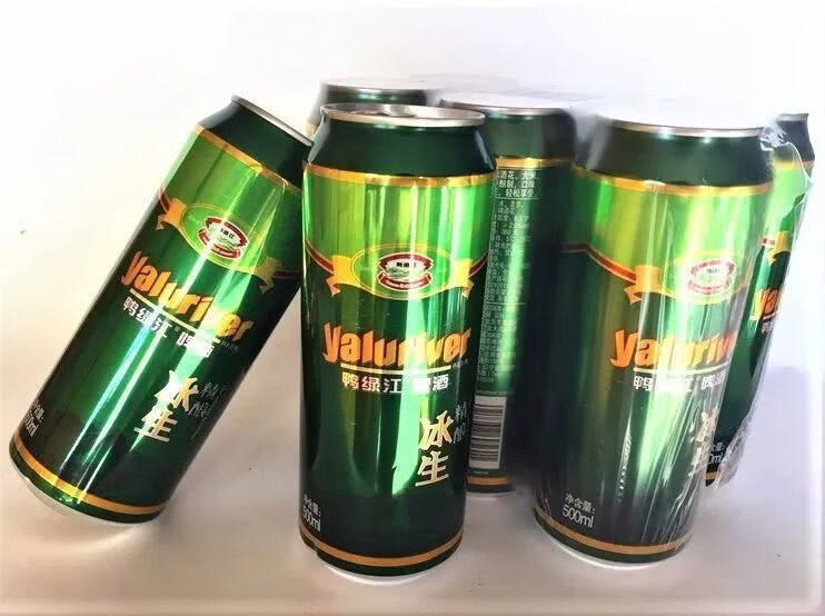 京选优品鸭绿江啤酒雪花啤酒鸭绿江冰生500ml罐装丹东特产冰生12罐