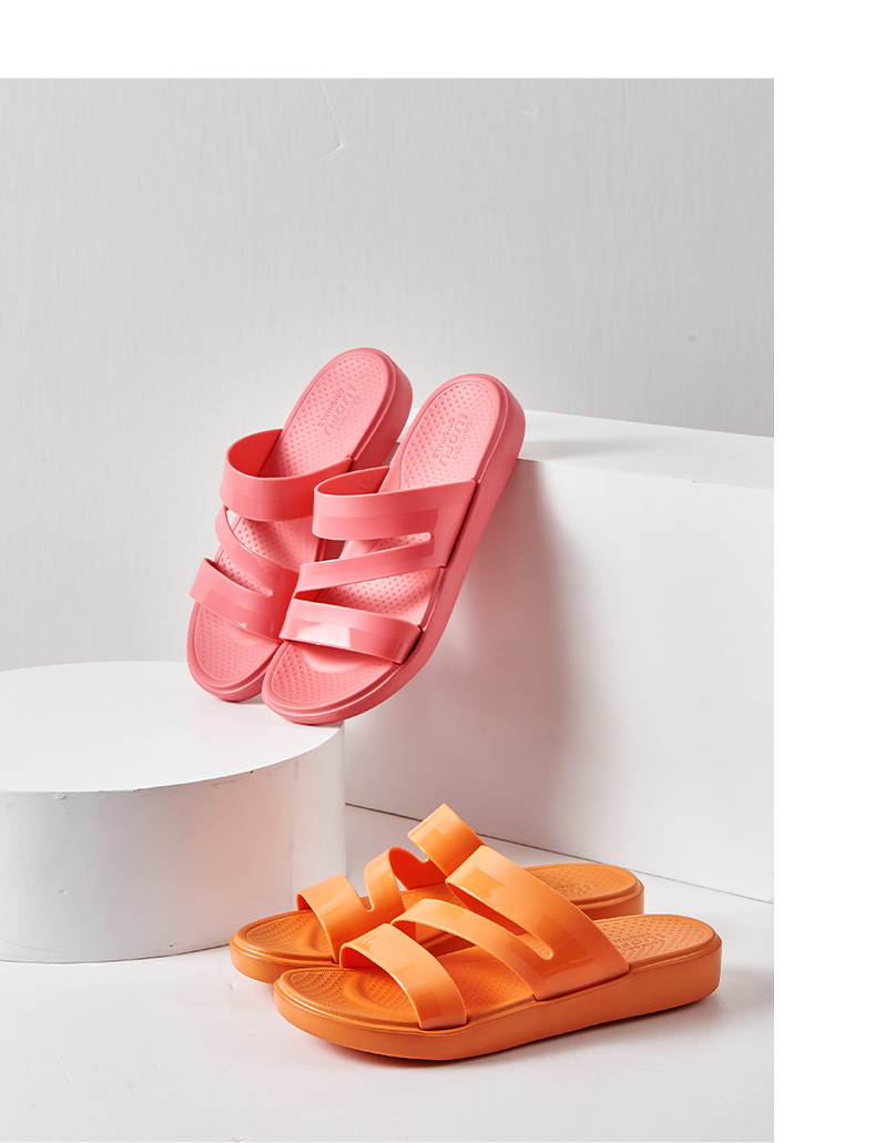 2022新款罗敷拖鞋luofu罗敷新款拖鞋女夏季厚底外穿防滑静音洗澡休闲