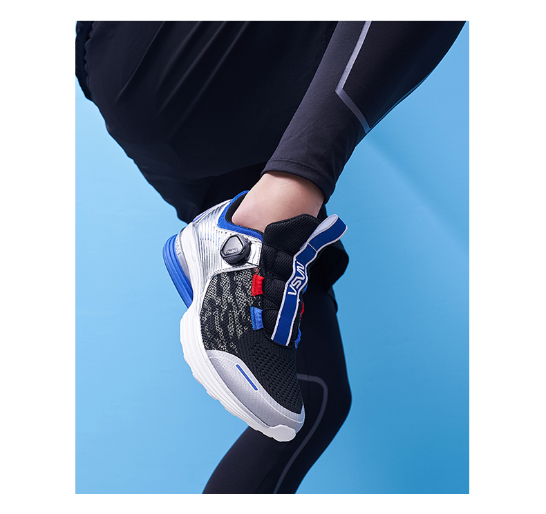 安踏男鞋nasa联名跑步鞋2020春季新款a-core运动鞋轻便透气休闲鞋 黑