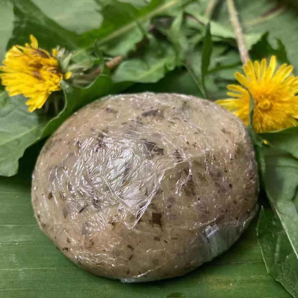 靖西特产糍粑大香糯纯植物纯手工制作洛神花糍粑艾草糍粑黄姜糍粑 紫