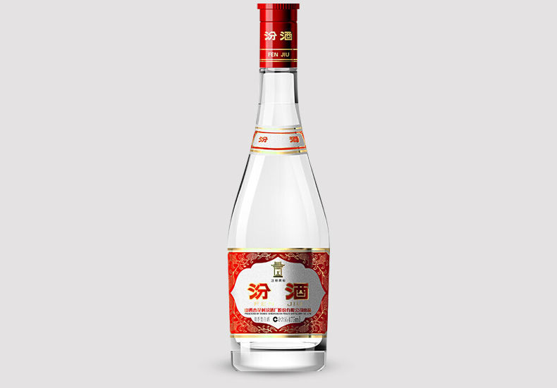 山西分酒42度红盖汾酒475ml山西杏花村波汾白酒3瓶装475ml3瓶