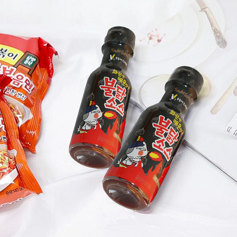 韩国超辣火鸡面酱料200g火鸡味调味料意面炒拌面酱瓶进口双倍辣火鸡面