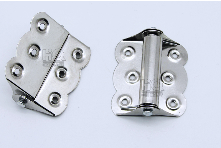 不锈钢蝴蝶合页纱门自动关门闭门器弹簧合页平面沙门纱窗复位回弹 一