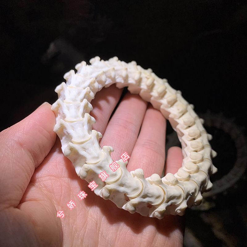 特价捡漏兮娇旗舰官方店原创设计蛇骨手链文玩蛇骨手串时尚潮男士女