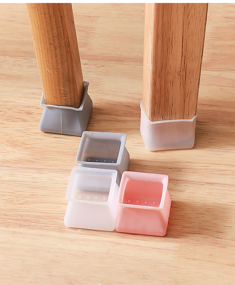 椅子脚套硅胶桌脚垫餐桌椅套防滑椅脚套耐磨静音凳子腿保护套通用3.