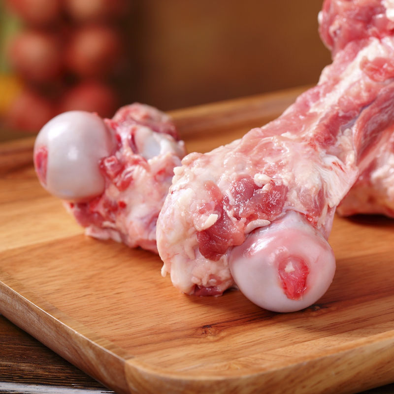 猪筒骨筒子骨家庭装骨猪肉大骨头带骨髓土猪熬汤煲汤丽鲜玫2斤筒骨对