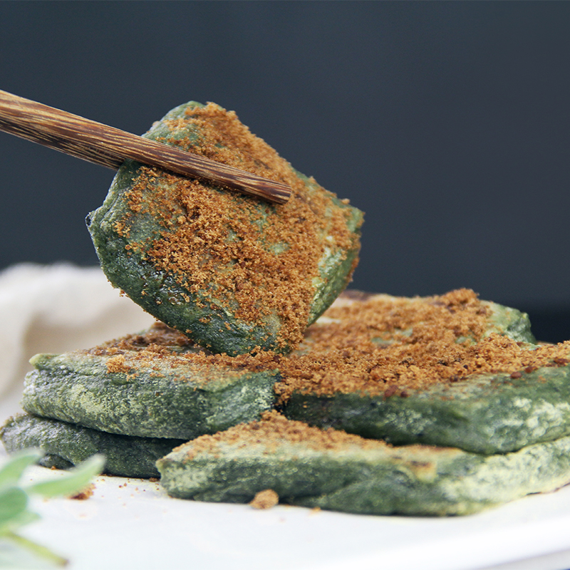 艾草麻糍手工糍粑麻糬青团饼糯米糕青块年糕点心糕点1000g浙江宁波
